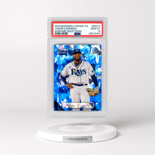 2023 Bowman Chrome Sapphire Edition Sapphire Selections #BSS10 Junior Caminero (PSA 10 GEM MINT)