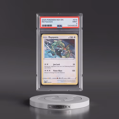 2025 Pokémon M24 EN-Mcdonald's Collection #014 Rayquaza (PSA 9 MINT)