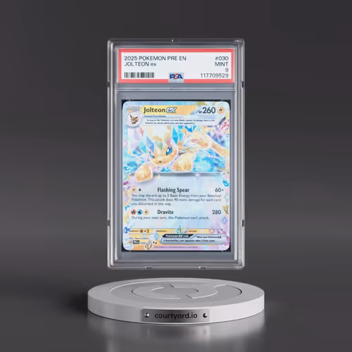 2025 Pokémon Pre EN-Prismatic Evolutions #030 Jolteon EX - Holo (PSA 9 MINT)