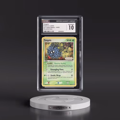 2006 EX Legend Maker #44/92 Tangela - Reverse Holo (CGC 10 GEM MINT)