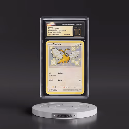 2019 Hidden Fates #SV42/SV94 Swablu - Shiny Vault Holo (CGC 10 PRISTINE)