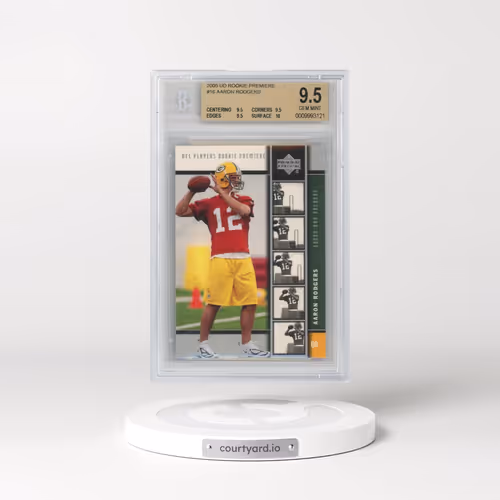 2005 Upper Deck Rookie Premiere #16 Aaron Rodgers (BGS 9.5 GEM MINT)