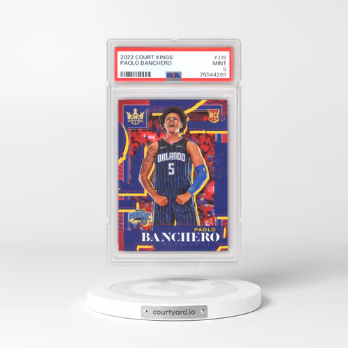 2022 Panini Court Kings #119 Paolo Banchero (PSA 9 MINT)