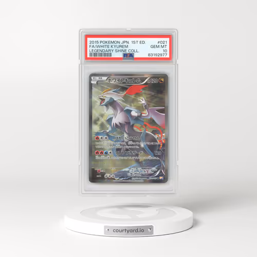 2015 Pokémon Legendary Shine Collection #021 White Kyurem - 1st Edition Full Art (PSA 10 GEM MINT)