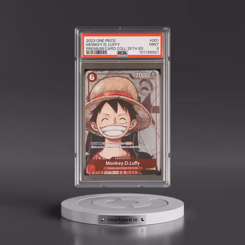 2023 One Piece Premium Bandai Premium Card Collection 25th Edition #001 Monkey D. Luffy (PSA 9 MINT)