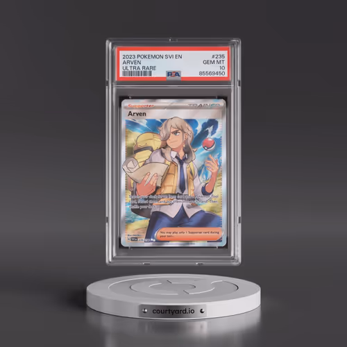 2023 Pokémon Svi EN-Scarlet & Violet #235 Arven - Ultra Rare (PSA 10 GEM MINT)