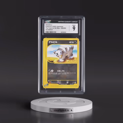 2002 The Town on No Map #069/092 Houndour - 1st Edition (CGC 9 MINT)