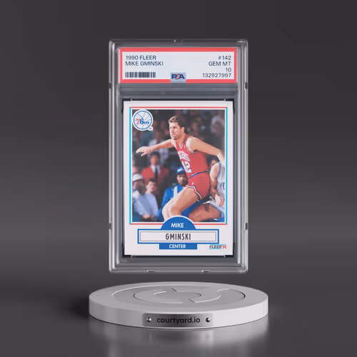 1990 Fleer #142 Mike Gminski (PSA 10 GEM MINT)