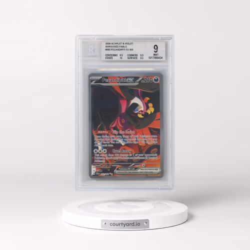 2024 Pokémon Sfa EN-Shrouded Fable #092 Fezandipiti EX - Holo Special Illustration Rare (BGS 9 MINT)