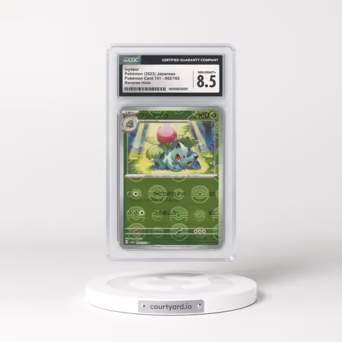 2023 Japanese Pokémon 151 #2 Ivysaur - Holo Poke Ball Reverse Holo (CGC 8.5 NM-MT+)