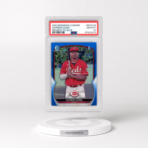 2023 Bowman Chrome Prospects #BCP238 Alfredo Duno - Blue Refractor (PSA 10 GEM MINT)