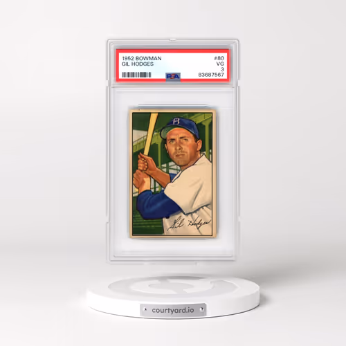 1952 Bowman #80 Gil Hodges (PSA 3 VG)