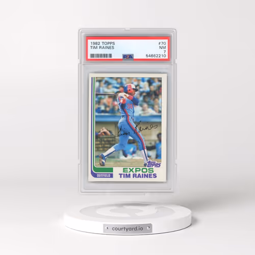1982 Topps #70 Tim Raines (PSA 7 NM)