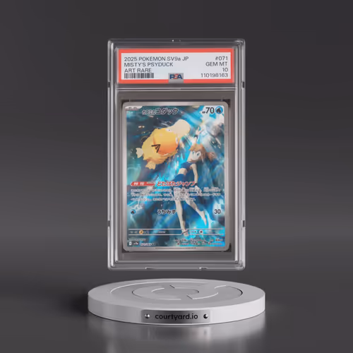 2025 Pokémon Sv9a-Hot Wind Arena #071 Misty's Psyduck - Art Rare (PSA 10 GEM MINT)