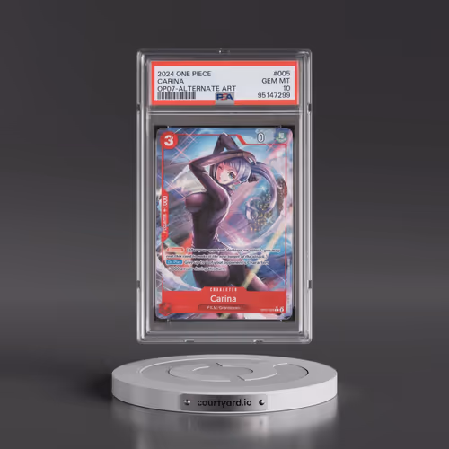 2024 One Piece OP07-500 Years in the Future #005 Carina - Alternate Art (PSA 10 GEM MINT)