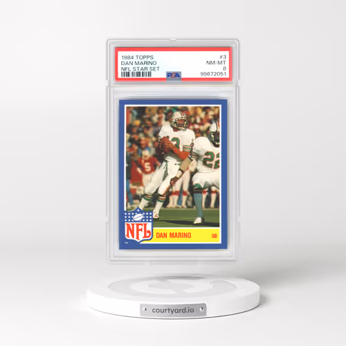 1984 Topps NFL Star Set #3 Dan Marino (PSA 8 NM-MT)