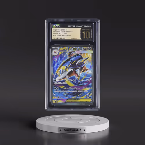 2025 Inferno X - M2 #113/080 Mega Sharpedo ex - Special Art Rare Holo (CGC 10 PRISTINE)