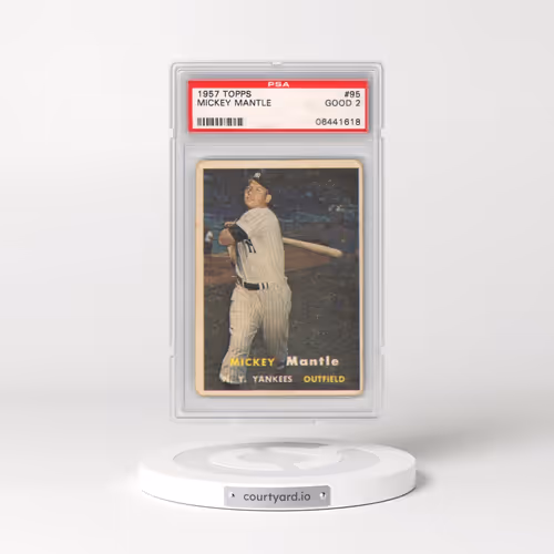 1957 Topps #95 Mickey Mantle (PSA 2 GOOD)
