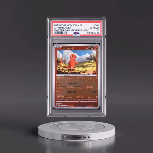 2023 Pokémon Sv2a-Pokémon 151 #004 Charmander - Reverse Holo Master Ball (PSA 10 GEM MINT)
