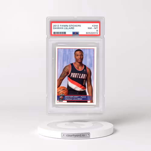 2012 Panini Stickers #246 Damian Lillard (PSA 8 NM-MT)