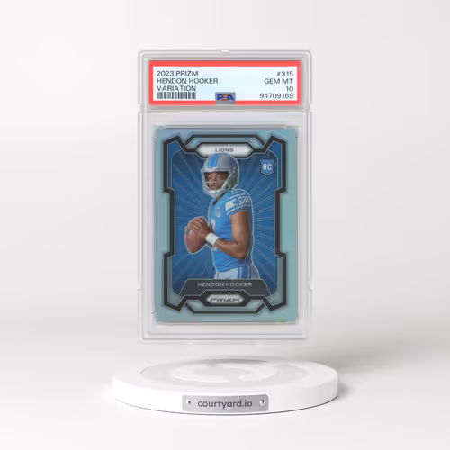 2023 Panini Prizm #315 Hendon Hooker - Variation (PSA 10 GEM MINT)