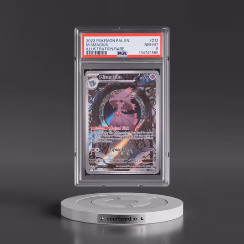 2023 Pokémon Pal EN-Paldea Evolved #212 Mismagius - Illustration Rare (PSA 8 NM-MT)