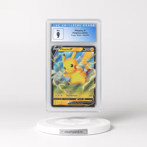 2019 Fusion Strike #086/264 Pikachu V - Holo (CGC 9 MINT)