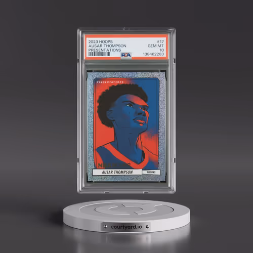 2023 Panini NBA Hoops Presentations #17 Ausar Thompson (PSA 10 GEM MINT)