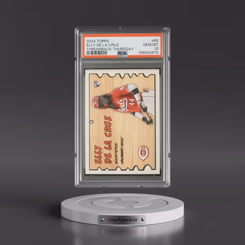 2024 Topps Throwback Thursday #65 Elly de La Cruz (PSA 10 GEM MINT)