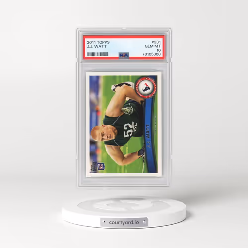 2011 Topps #331 J.J. Watt (PSA 10 GEM MINT)