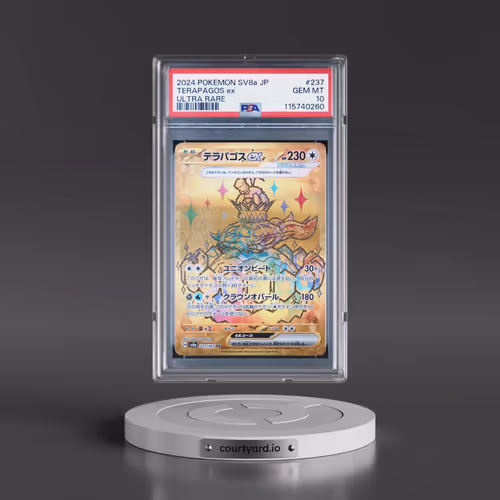2024 Pokémon Sv8a-Terastal Fest EX #237 Terapagos EX - Holo Ultra Rare (PSA 10 GEM MINT)