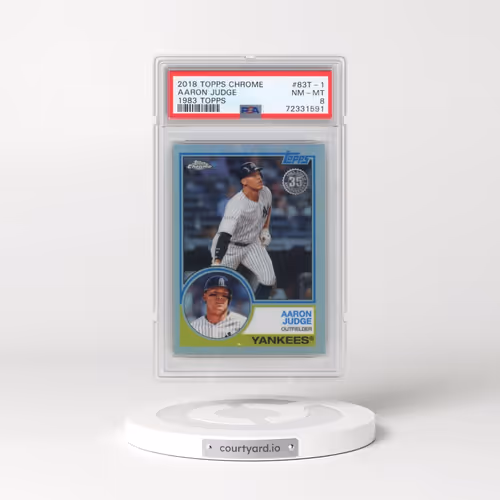 2018 Topps Chrome 1983 Topps #83T-1 Aaron Judge (PSA 8 NM-MT)