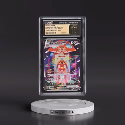2022 VSTAR Universe #222/172 Deoxys VMAX - Special Art Rare Holo (CGC 10 PRISTINE)