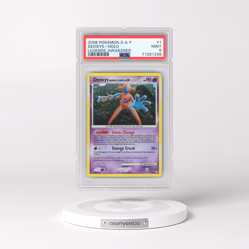 2008 Pokémon Diamond & Pearl Legends Awakened #1 Deoxys - Holo (PSA 9 MINT)