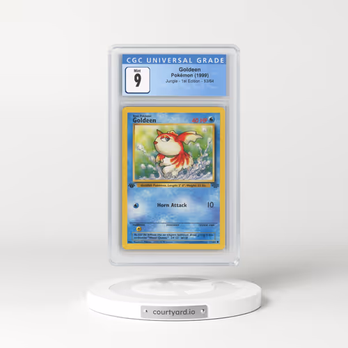 1999 Jungle #53/64 Goldeen - 1st Edition 1st Edition (CGC 9 MINT)