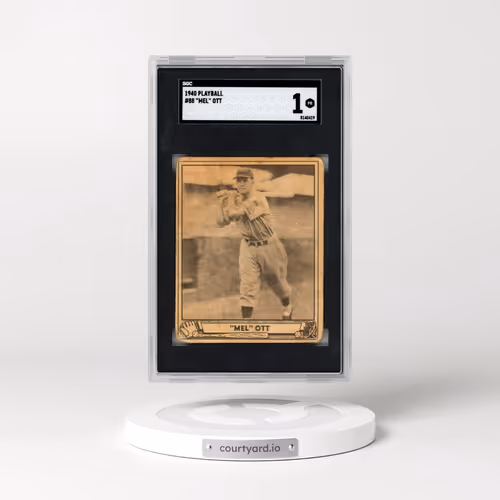 1940 Playball #88 Mel Ott (SGC 1 PR)
