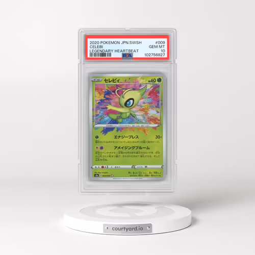 2020 Pokémon Sword & Shield Legendary Heartbeat #009 Celebi (PSA 10 GEM MINT)