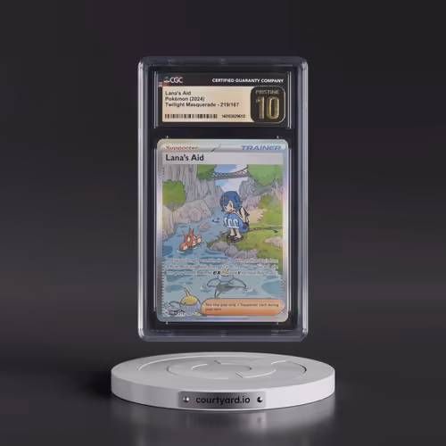 2024 Twilight Masquerade - TWM EN #219/167 Lana's Aid - Special Illustration Rare (CGC 10 PRISTINE)