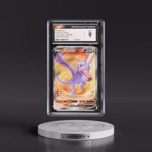 2022 Lost Origin #179/196 Aerodactyl V - Holo (CGC 9 MINT)
