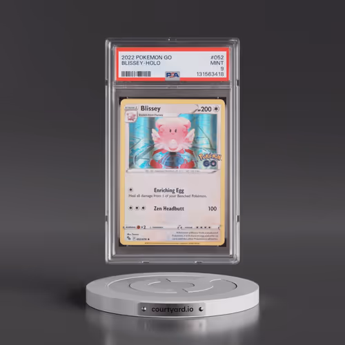 2022 Pokémon Go #052 Blissey - Holo (PSA 9 MINT)