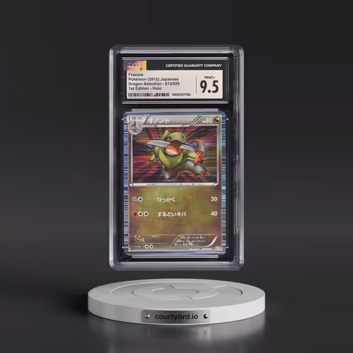 2012 Dragon Selection #015/020 Fraxure - 1st Edition Holo (CGC 9.5 MINT+)