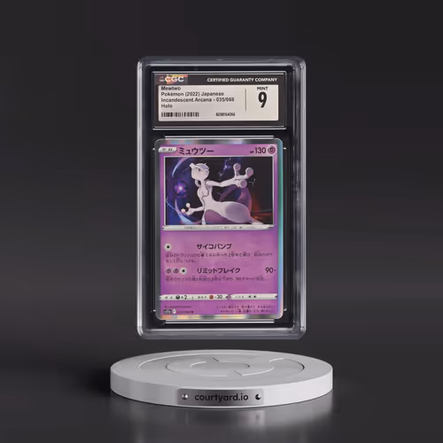 2022 Incandescent Arcana #035/068 Mewtwo - Holo (CGC 9 MINT)