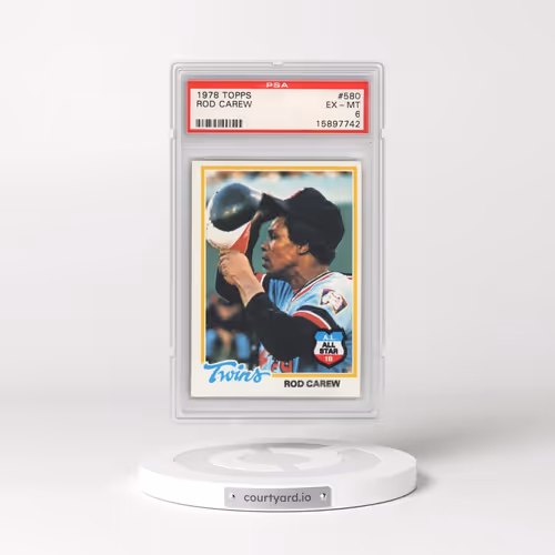 1978 Topps #580 Rod Carew (PSA 6 EX-MT)