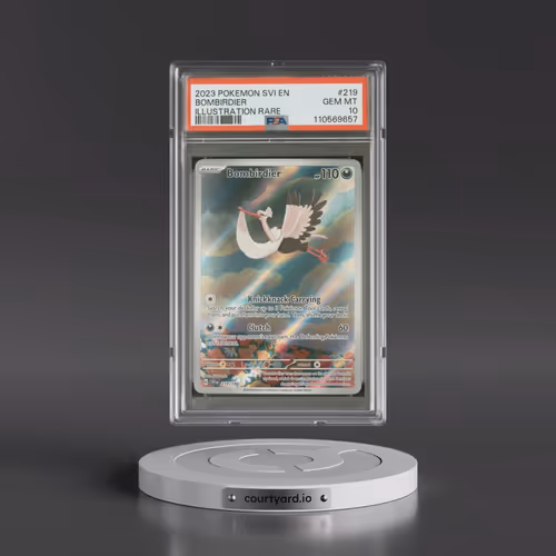 2023 Pokémon Svi EN-Scarlet & Violet #219 Bombirdier - Illustration Rare (PSA 10 GEM MINT)