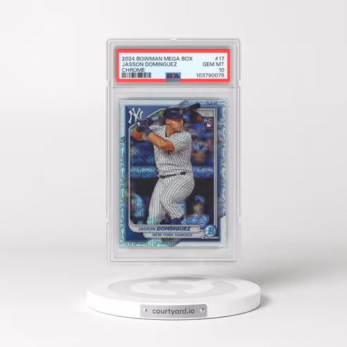 2024 Bowman Mega Box Chrome #17 Jasson Dominguez (PSA 10 GEM MINT)