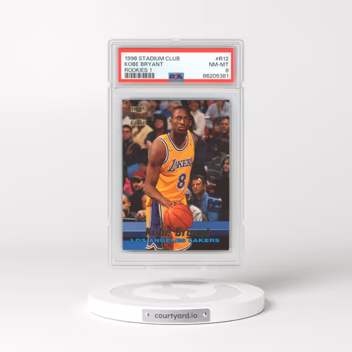 1996 Stadium Club Rookies 1 #R12 Kobe Bryant (PSA 8 NM-MT)
