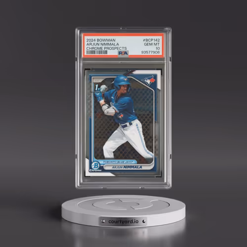 2024 Bowman Chrome Prospects #BCP142 Arjun Nimmala (PSA 10 GEM MINT)
