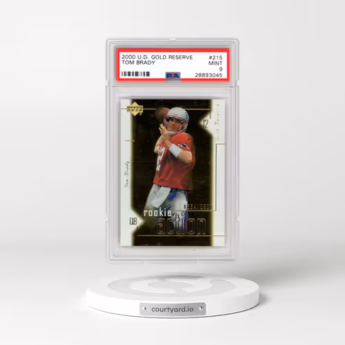 2000 Upper Deck Gold Reserve #215 Tom Brady (PSA 9 MINT)