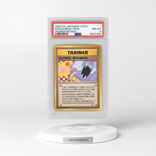 1999 Pokémon Gym 2 Koga's Ninja Trick - Revised (PSA 8 NM-MT)