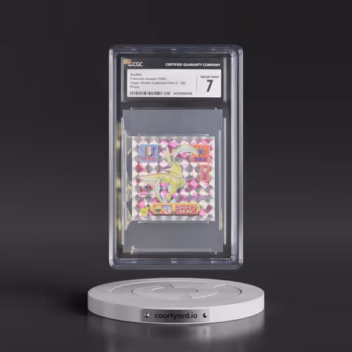 1997 Hyper Sticker Collection Part 2 (1997) #382 Scyther - Prism (CGC 7 NM)